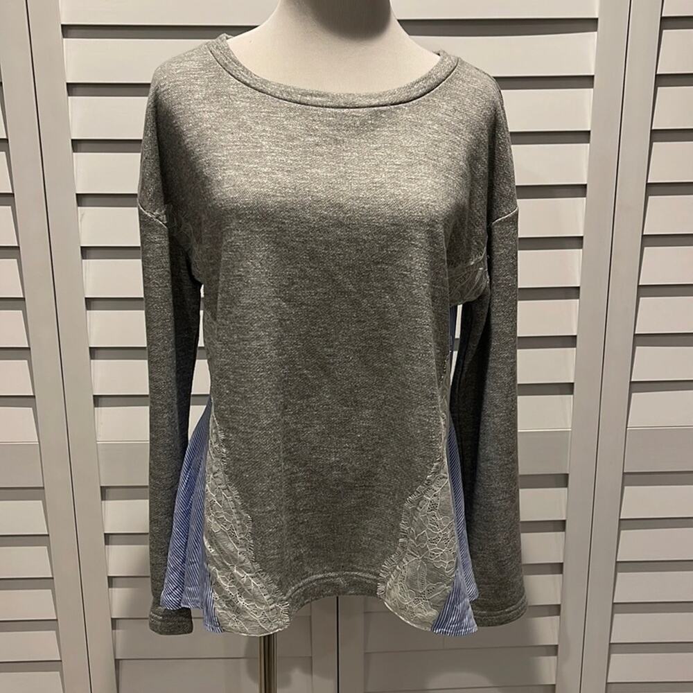 Hazel Sweater top combination of both very unique with Long Sleeve